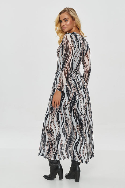 Robe de jour model 200077 Makadamia