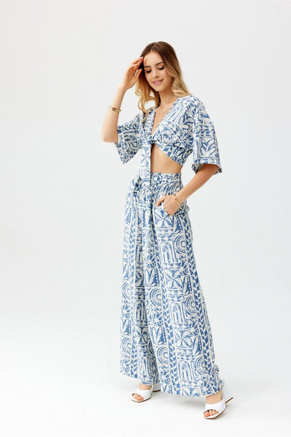  Pantalon femme model 198340 Roco Fashion 