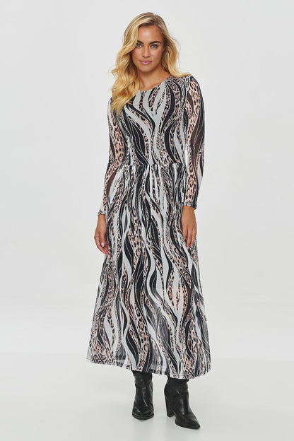  Robe de jour model 200077 Makadamia 