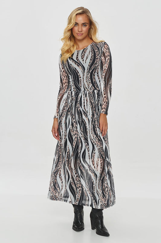  Robe de jour model 200077 Makadamia 