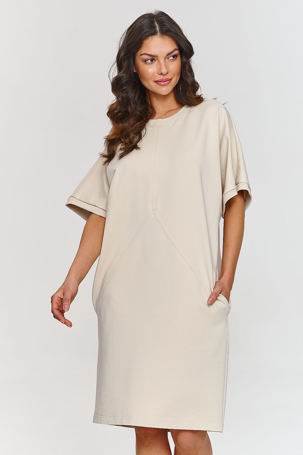  Robe de jour model 209593 Makadamia 