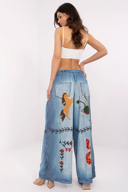  Pantalon femme model 210029 Italy Moda 