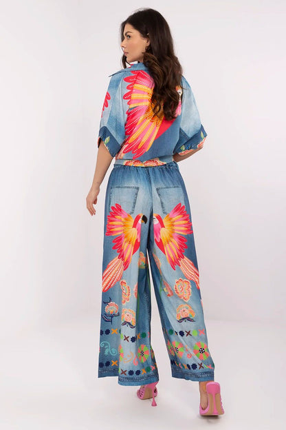  Pantalon femme model 210030 Italy Moda 