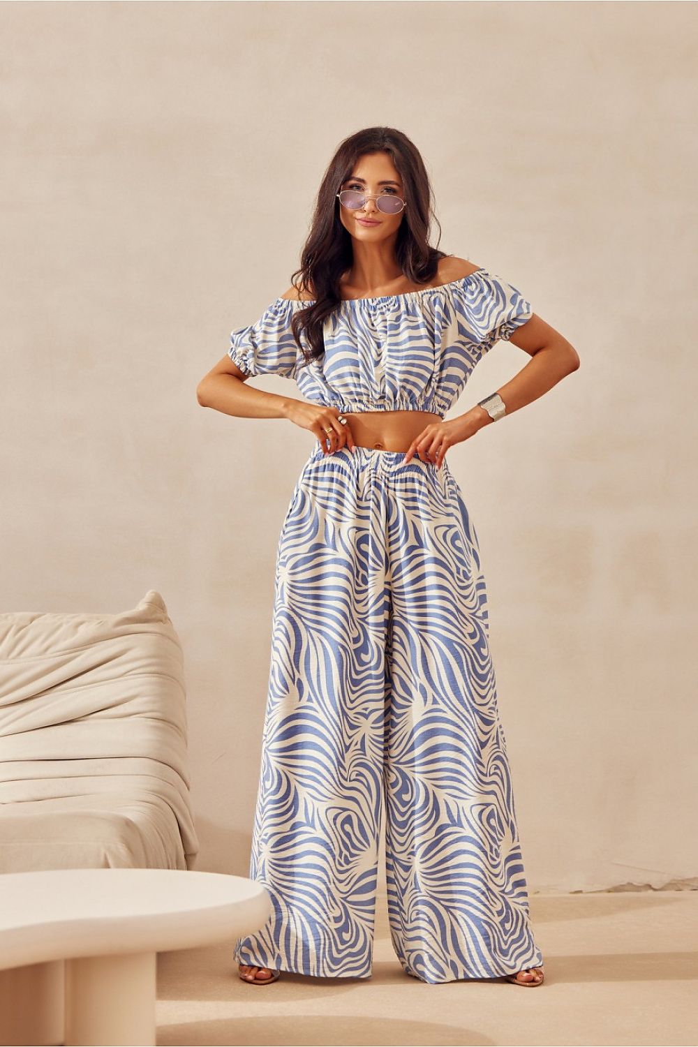  Pantalon femme model 214534 Roco Fashion 