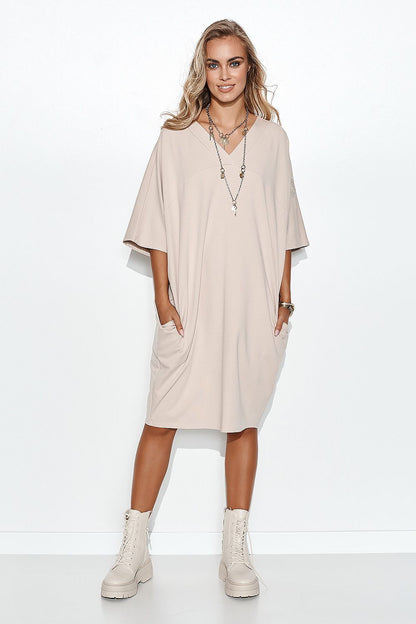  Robe de jour model 162224 Makadamia 