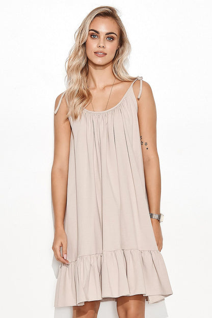  Robe de jour model 164195 Makadamia 